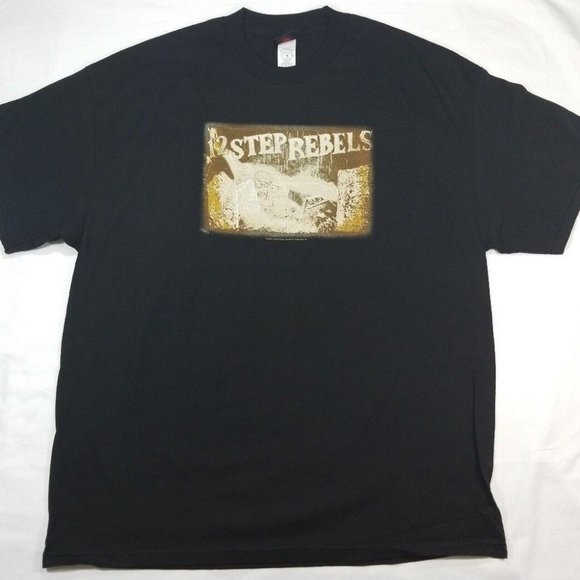12 Step Rebels Psychobilly Licensed Concert Tour Band Merch T-Shirt - Picture 2 of 11